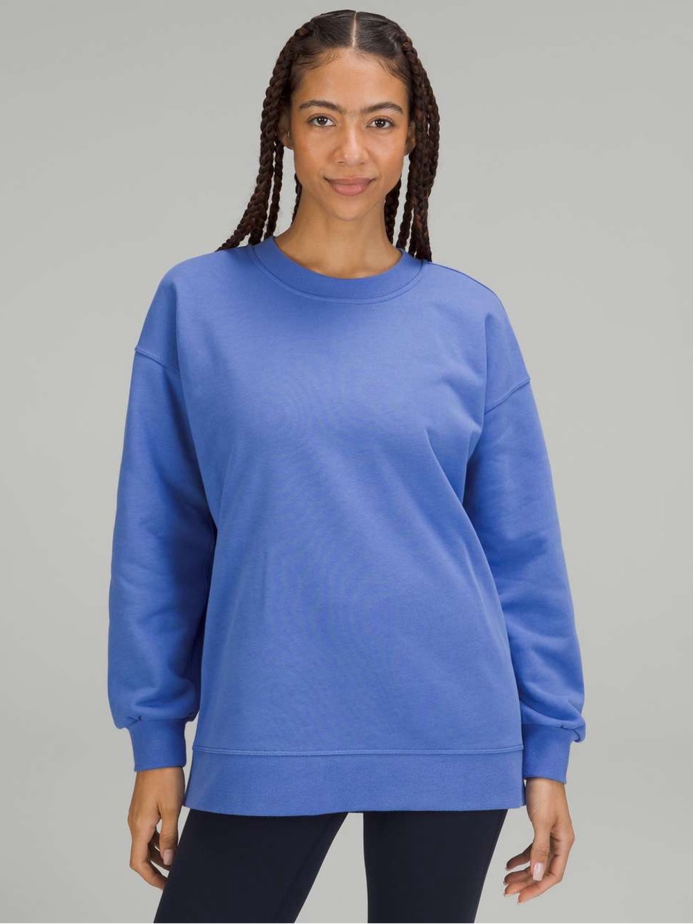 Lululemon Perfectly Oversized Crew - Wild Indigo Blue- Purple Sweatshirt